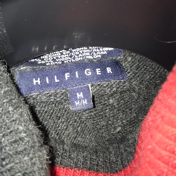 vtg dark gray tommy hilfiger turtleneck - Picture 3 of 3